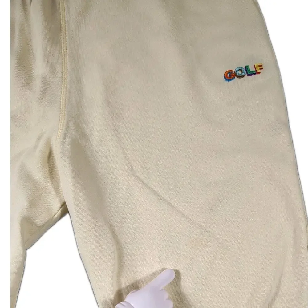 Golf Wang Multi Color 3D Logo Sweatpants Mens M Cream Tyler The Creator Jogger